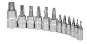 Internal Star Bit Socket Set, 12 Piece