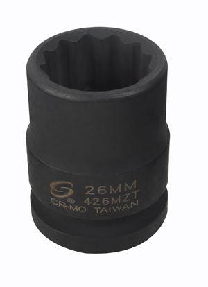 3/4\" Drive x 35mm, Thin Wall, 12 Point Impact Socket