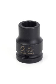 3/4\" Drive x 3/4\", Standard, 12 Point Impact Socket