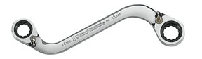 S-Shape Reversible Double Box Ratcheting Wrench