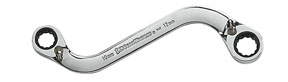 10 x 12 mm S-Shape Ratcheting Wrench