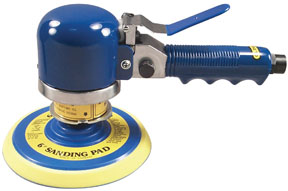 6" DAQ Random Orbital Sander with Pad - Regular Duty - 9,000rpm