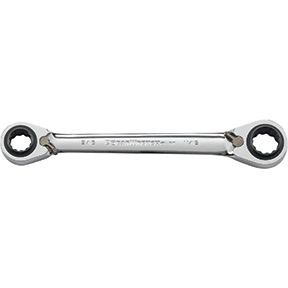 9/16\", 5/8\", 11/16\", 3/4\" QuadBox(TM) Ratcheting Wrench