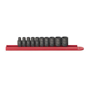 10 Pc. Impact SAE Standard Socket Set 1/4\\ DRIVE\"