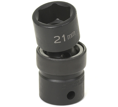 1/2 In Dr 6 Pt Standard Universal Impact Socket - 18mm