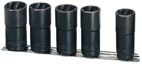 Five Piece Deep Twist Impact Socket Set