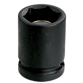 1/2 In Dr Magnetic Standard Length Impact Socket - 7/16 In