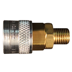 Coupler - M Style Industrial Interchange Series Male 1/4" Basic