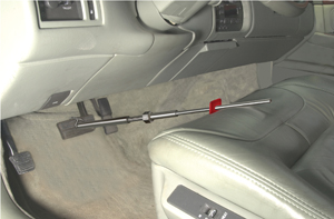 Steering Wheel Holder and Pedal Depressor