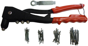 Heavy Duty Hand Riveter Kit w/ 40 Rivets