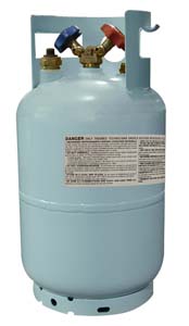 30 lb DOT Approved Recovery Cylinder w/ Float Switch