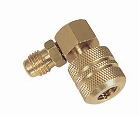 90? 1/4" FL-M x 1/4" FL-F Automatic Shutoff Valve