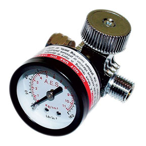 Air Regulator with 160-PSI Gauge