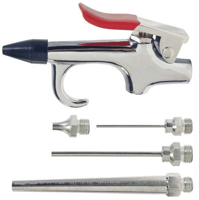 5 Nozzle Air Blow Gun Kit