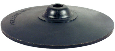 7" Rubber Backing Pad with Flange Nut