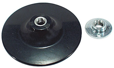 7" Nylon Backing Plate with Flange Nut