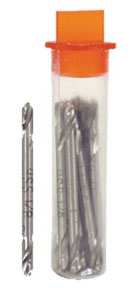 1/8" HSS Double Ended Stubby Drill Bits