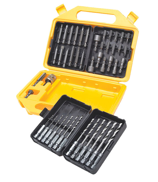 Quick Disconnect Drill Bit and Power Bit Set 48-Pc