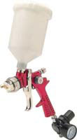 Gravity Feed HVLP Spray Gun Red Body 1.8mm