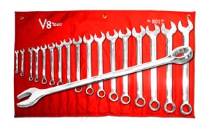 Combination Wrench Set SAE 17-Pc