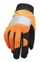 Orange Reflective Gloves Medium