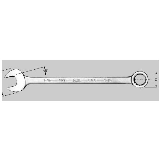 Chrome Combination Wrench - 50mm Wrench Opening