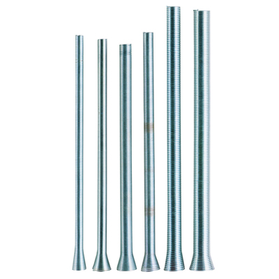 6 Steel Spring Tubing Benders (1/4" - 5/8")