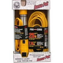 Fluorescent Work Light and Extension Cord Bonus Pack