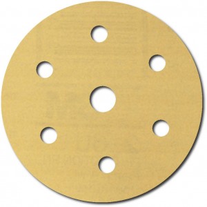 Hookit Gold Disc Dust Free 216U, 6 Inch, P400A Grade 100/Roll