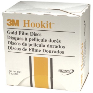 Hookit Gold Film Disc 255L, 5 Inch, 150 Grade 100/Box