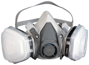 Dual Cartridge Respirator Packout, Organic Vapor/P95, Medium