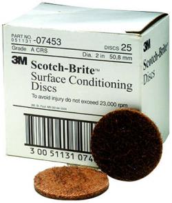 Scotch-Brite Surface Conditioning Disc, 2 Inch, Coarse 25/Box