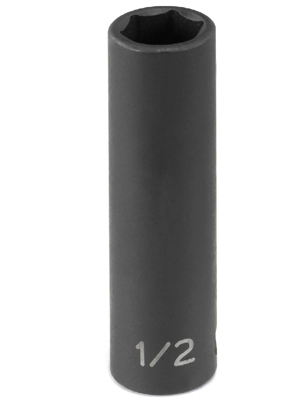 3/8 Inch Drive 6 Point Deep Metric Impact Socket 12mm