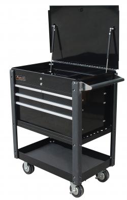 35 Inch Professional Series Service Cart 4 Drawer Black