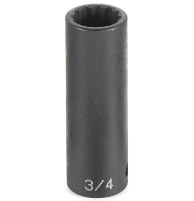1/2" Drive x 21mm Deep - 12 Point Impact Socket