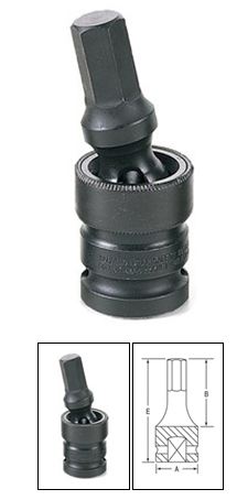 1/2" Drive x 6mm Universal Impact Hex Swivel Driver Socket