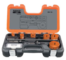 9 pc Sandflex® Bi-Metal Electrician's Holesaw Set