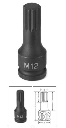 3/8 Inch M5 Triple Square Driver