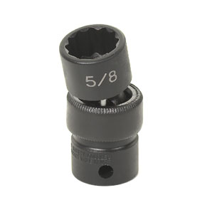 3/8 Inch SAE 12 Point Standard Universal Impact Swivel Socket 7/