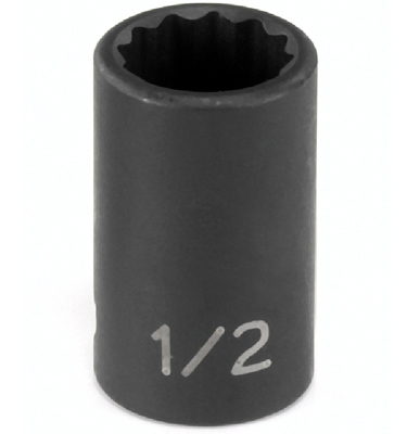 3/8" Drive x 19mm 12 Point Standard Impact Socket