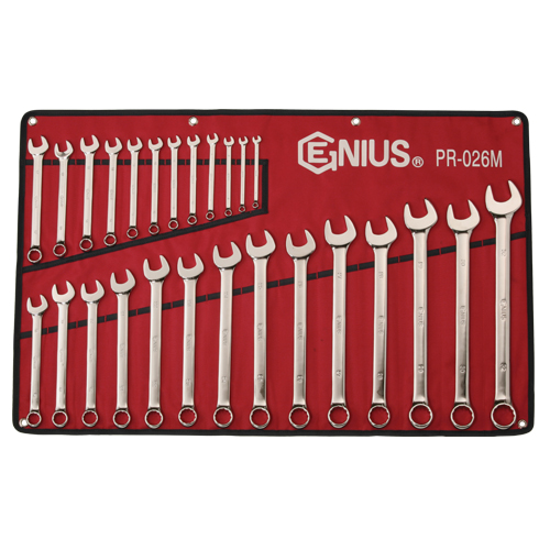 26 Pc Metric Combination Wrench Set