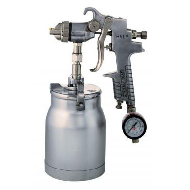 HVLP Siphon Feed Spray Gun & Cup 1.7mm