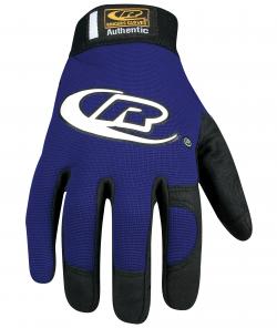 Authentic Mechanic Glove Blue Small Ringers Gloves 131 08