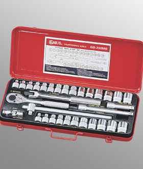 32PC 3/8" Dr. Metric & SAE Hand Socket Set