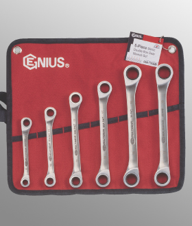 6PC Metric Double Box Gear Wrench Set