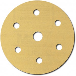 Hookit Gold Disc Dust Free 236U, 6", P100 Grit