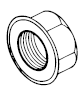 GM A6/R4 Flanged Hub Locknut