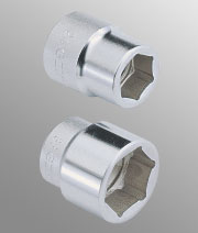 1" Drive 6 Point Metric Chrome Hand Socket 26mm