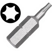 Type Torx Size TX27 with 1" Length Extra Hard Screwdriver Bit, 2