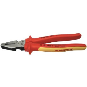 9" High Leverage Combination Pliers - 1,000 Volt